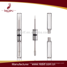 china new design popular mascara tube slim round cosmetic tube dual mascara bottle